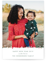 Dancing Dots Christmas Photo Cards