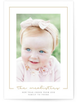 Surname Frame Christmas Photo Cards