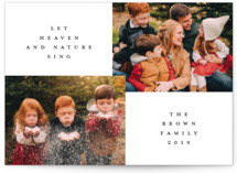 classic nature Christmas Photo Cards