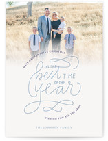 Herald Angels & Newborn King Christmas Photo Cards