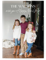 Simple name Christmas Photo Cards