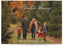 abundantly written Christmas Photo Cards