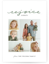 rejoicing always Christmas Photo Cards