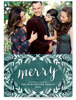 merry foliage Christmas Photo Cards