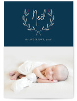 Delicate Noel Christmas Photo Cards