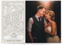 Glory Bookplate Christmas Photo Cards