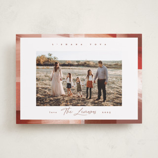 Modern Plaid Rosh Hashanah Cards