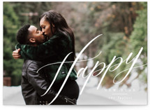 Happy vibes New Year Photo Cards