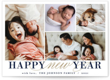 Sparkling New New Year Photo Cards