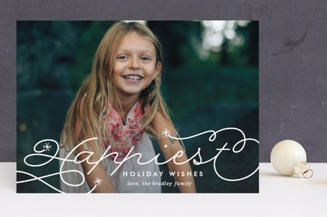 Starburst New Year Photo Cards