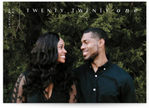 Side Stacked New Year Photo Cards