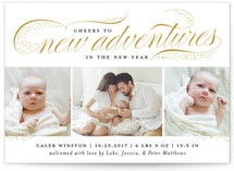 New Adventures New Year Photo Cards