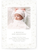 Magical Beginning New Year Photo Cards