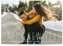 sweet and classic New Year Photo Cards