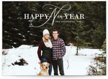 The Cursive New New Year Photo Cards