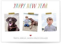 Yappy New Year New Year Photo Cards