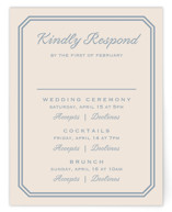 Bevel Monogram Multi-Event RSVP Cards