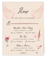 Velvet Cherry Multi-Event RSVP Cards