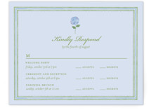 Hydrangea Vines Multi-Event RSVP Cards