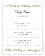 Monogramed Multi-Event RSVP Cards