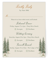 Whispering Pines Multi-Event RSVP Cards
