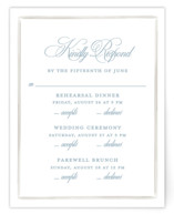 Coastal crest Multi-Event RSVP Cards