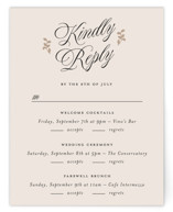 Vintage Romance Multi-Event RSVP Cards