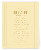 Vintage Label Multi-Event RSVP Cards