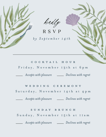 Part Of Your World from Disney's Little Mermaid Multi-Event RSVP Cards ...