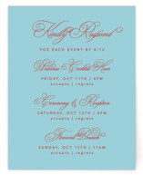 Vivid Multi-Event RSVP Cards