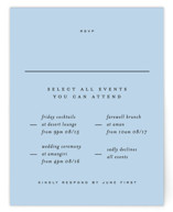 Tarte Tatin Multi-Event RSVP Cards