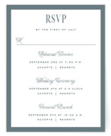 Modern Stripes Multi-Event RSVP Cards