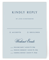 Landscape Script Multi-Event RSVP Cards