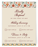 Mughal Gardens Multi-Event RSVP Cards