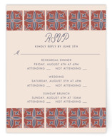 Block Print Tile Multi-Event RSVP Cards
