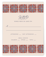 Block Print Tile RSVP Cards