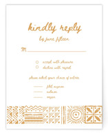 Tribal Rythm RSVP Cards