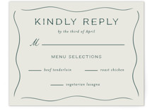 Pair of Calla Lilies RSVP Cards