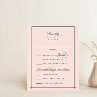 Chic Gala RSVP Cards