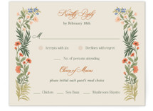 Garden Heirloom RSVP Cards
