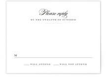 Charming Go Lightly RSVP Cards