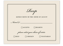 Uptown Formal RSVP Cards