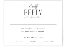 Bold Elegance RSVP Cards