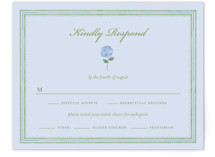 Hydrangea Vines RSVP Cards