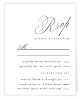 Written with love RSVP Cards