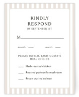 Classic Stripe RSVP Cards