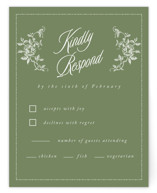 Vintage Garden RSVP Cards