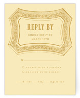 Vintage Label RSVP Cards