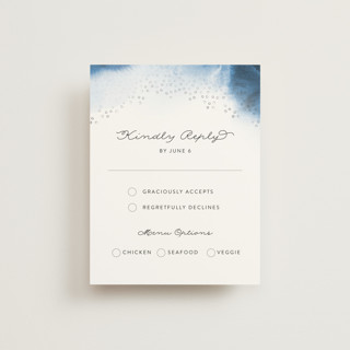 Watercolor Dots RSVP Cards