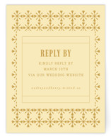 Vintage Label RSVP Online Enclosure Cards